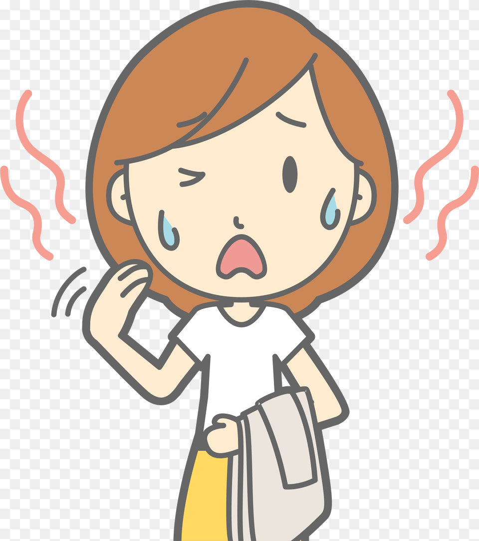 It S Hot Hot Clipart, Baby, Person, Face, Head Png Image
