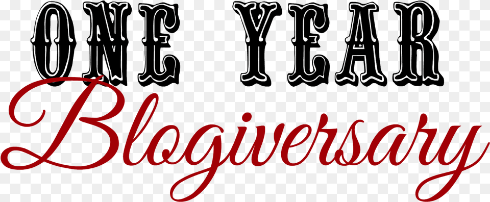 It S Our 1 Year Blogiversary And You Re Invited To Calligraphy, Text Free Png Download