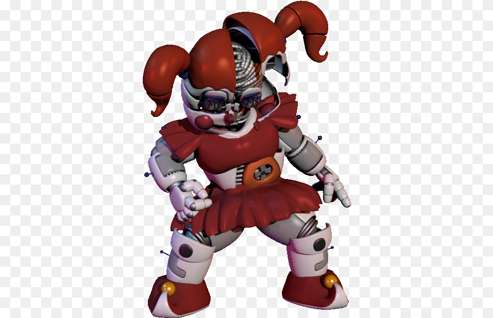 It S Sl S 2nd Anniversary So I Removed Baby S Spine Gif De Fnaf Bailando, Robot, Person Free Png