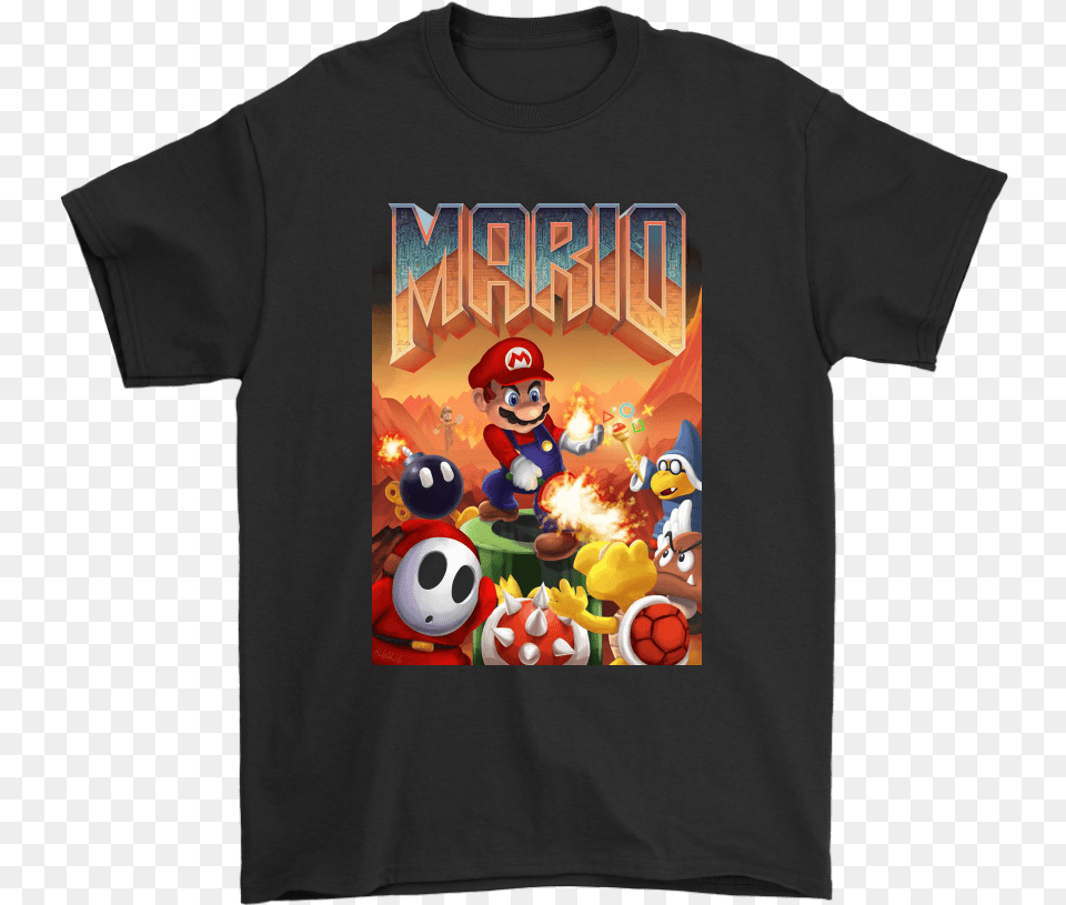 It S The Army Of Bowser Mario Army Of Darkness Mashup Doom Super Mario, Clothing, T-shirt, Baby, Person Free Png Download