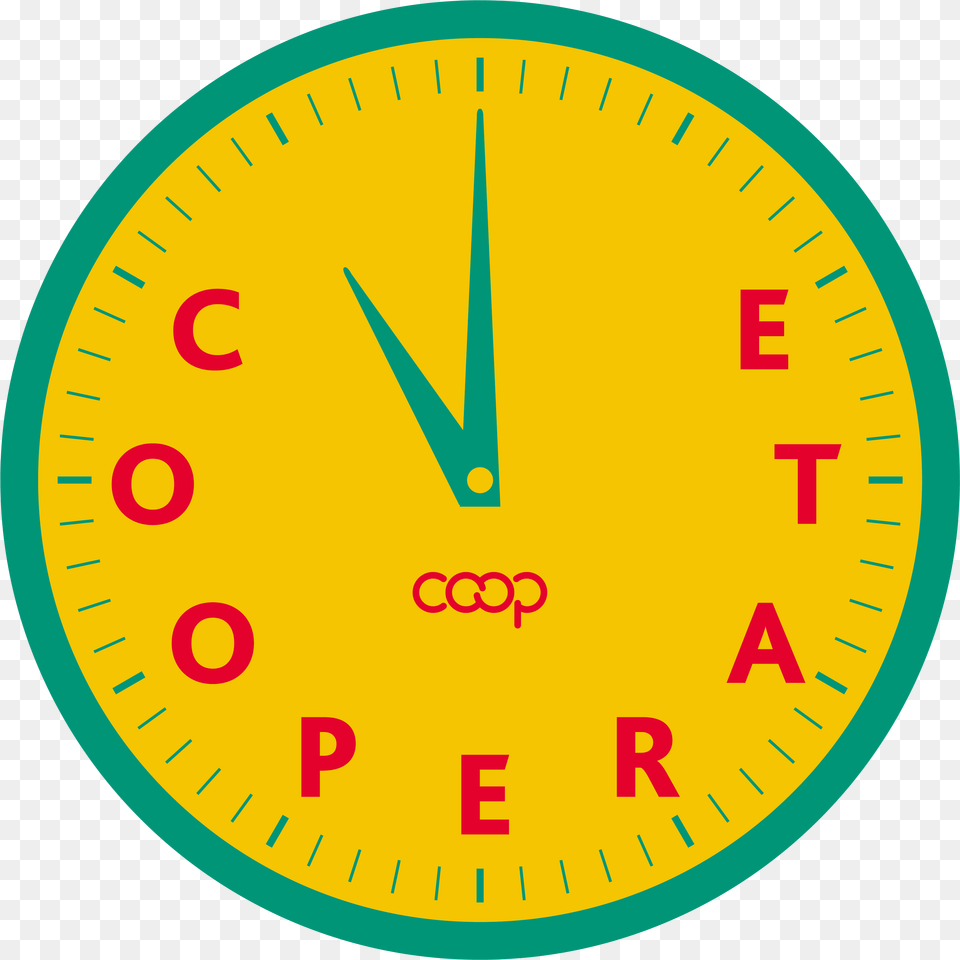 It S Time To Co Operate Clock Icon International Co Operative Alliance, Analog Clock, Disk Free Transparent Png