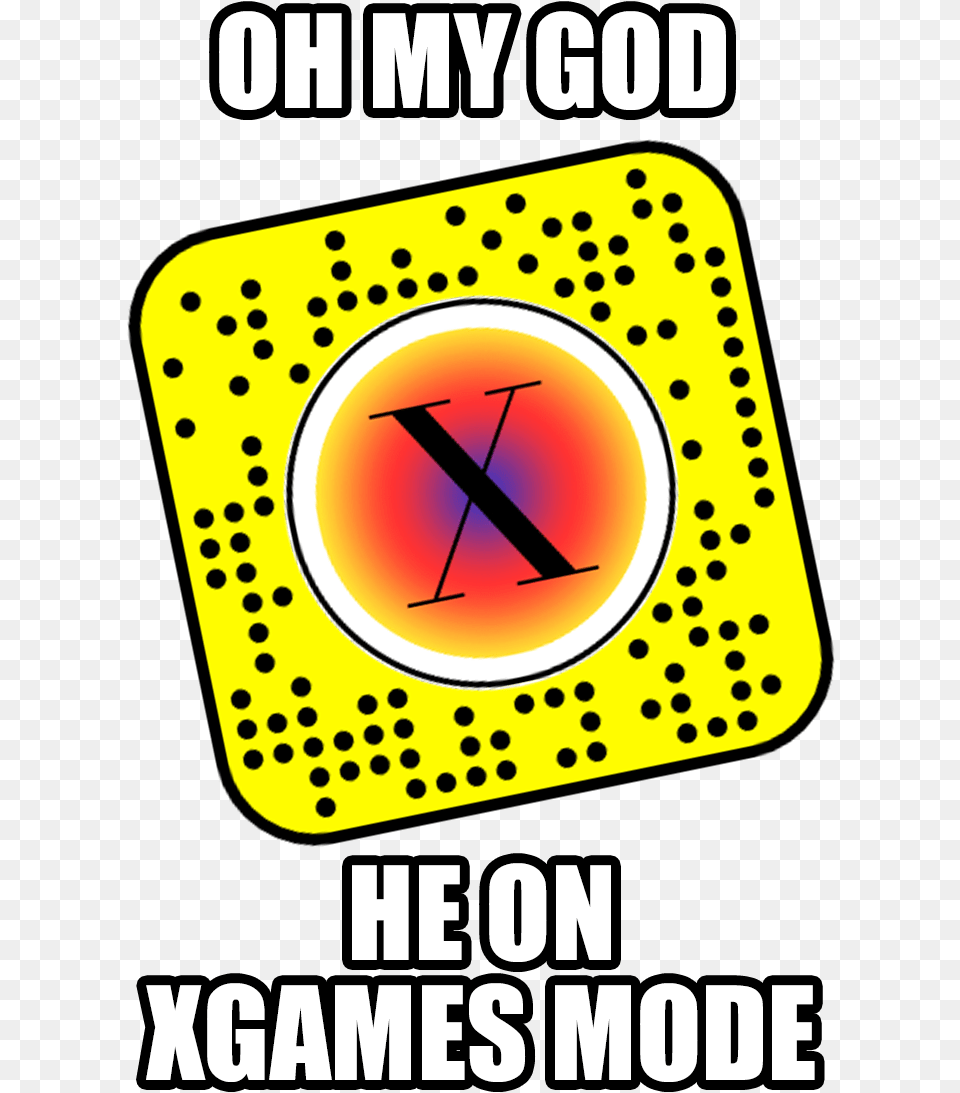 It S Your Favorite Meme Oh My God He On X Games Mode, Analog Clock, Clock, Advertisement, Poster Png
