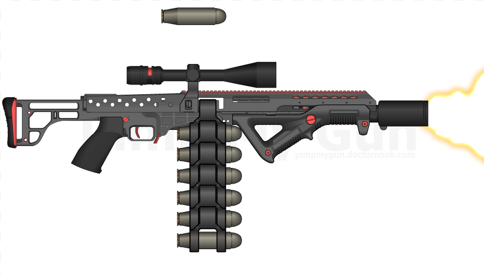 It Shoots A Highly Explosive Quotnapalm Roundquot Close To Future Weapons, Firearm, Gun, Rifle, Weapon Png