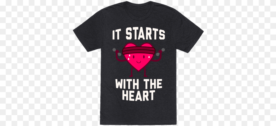 It Starts With The Heart Initiative, Clothing, T-shirt, Shirt Free Png Download
