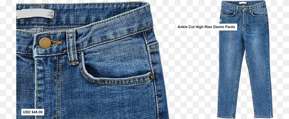 It Truly Accentuates That Casual And Effortless Look Mom Jeans Folded Transparent, Clothing, Pants Png