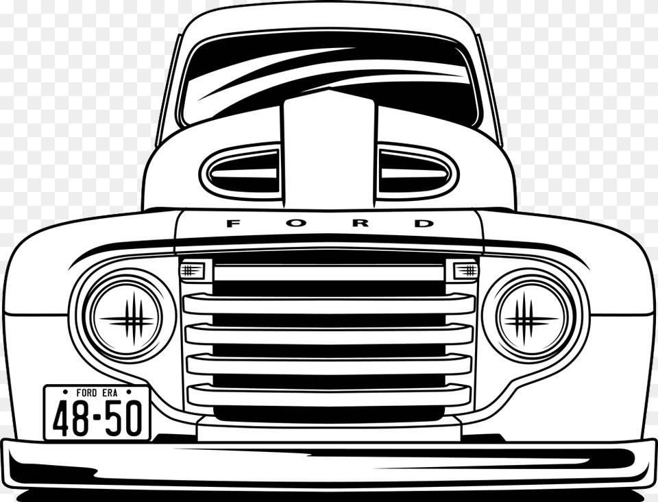 It Wasn39t Until The F Series Debuted In 1948 That Ford Classic Car, Transportation, Vehicle, Pickup Truck, Truck Free Png Download