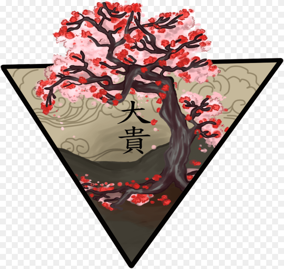 It Will Also Be The Tattoo Of The Triplets Aoyama Triplets Tattoo, Flower, Plant, Art, Painting Free Transparent Png