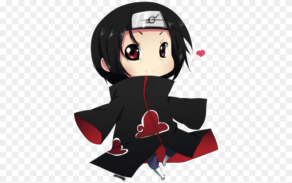 Itachi Chibi, Book, Publication, Gown, Formal Wear Free Png Download