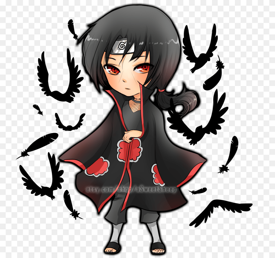 Itachi Chibi Loadtve, Book, Comics, Publication, Adult Free Png