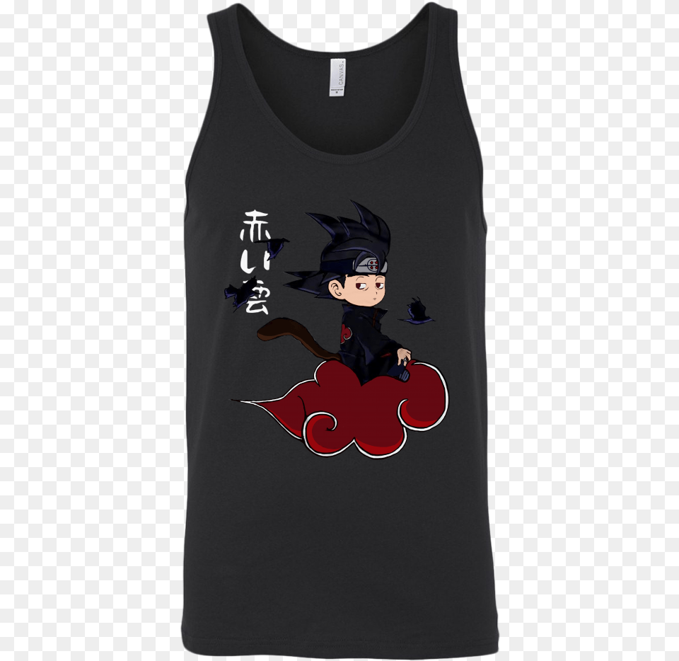 Itachi Uchiha Akatsuki Red Cloud Dragon Ball Naruto Shirt, Clothing, Tank Top, Baby, Person Png Image