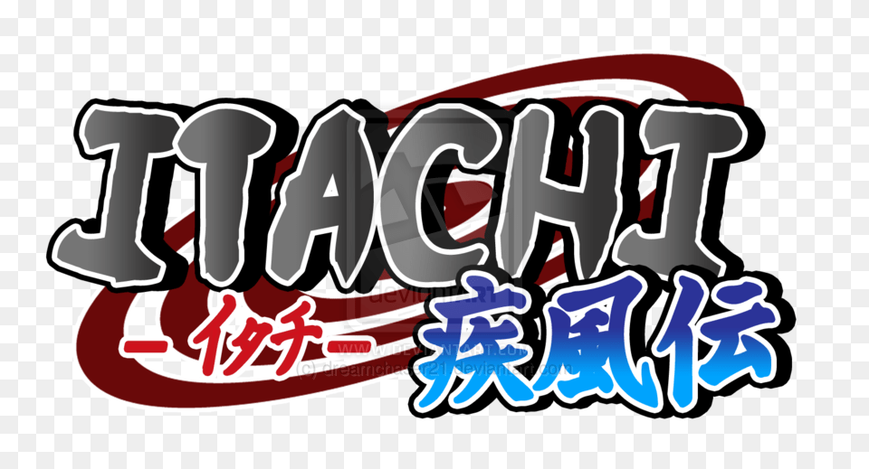 Itachi Uchiha Logo, Text, Art, Dynamite, Weapon Free Png Download