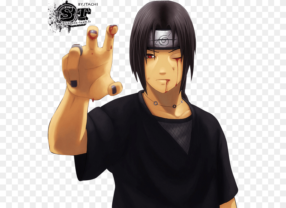 Itachi Uchiha Render, Adult, Book, Comics, Female Free Png Download