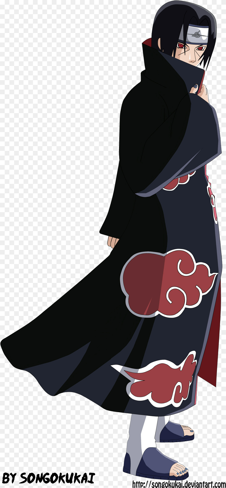 Itachi Uchiha Transparent, Fashion, Clothing, Dress, Gown Free Png Download