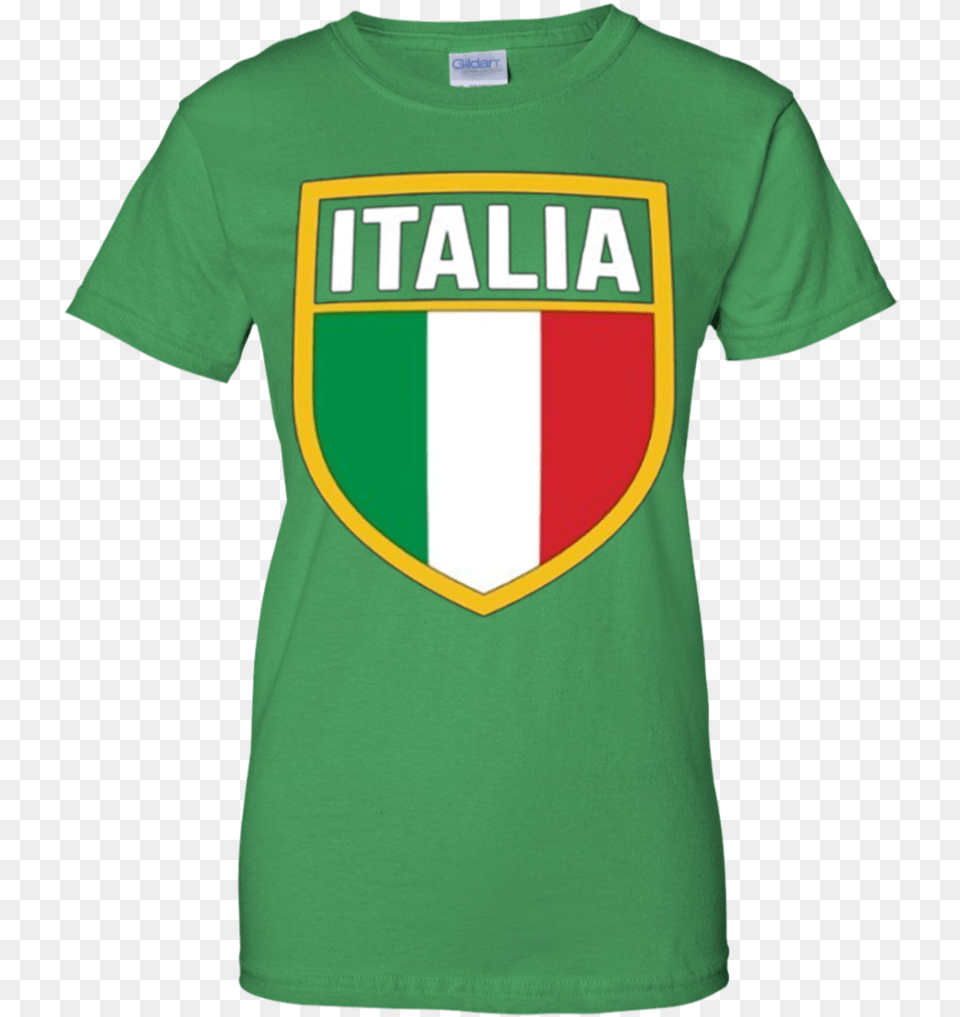 Italia Shield Logo Italy Patch Italian Flag Badge Apparel T Shirt, Clothing, T-shirt Png