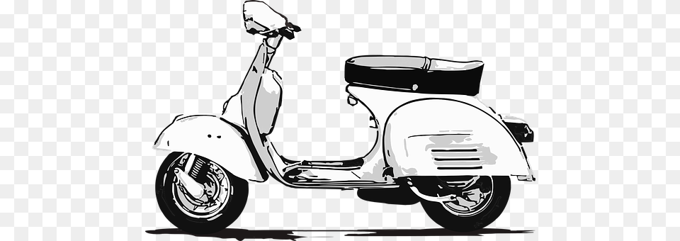 Italian Motorcycle, Transportation, Vehicle, Scooter Png Image