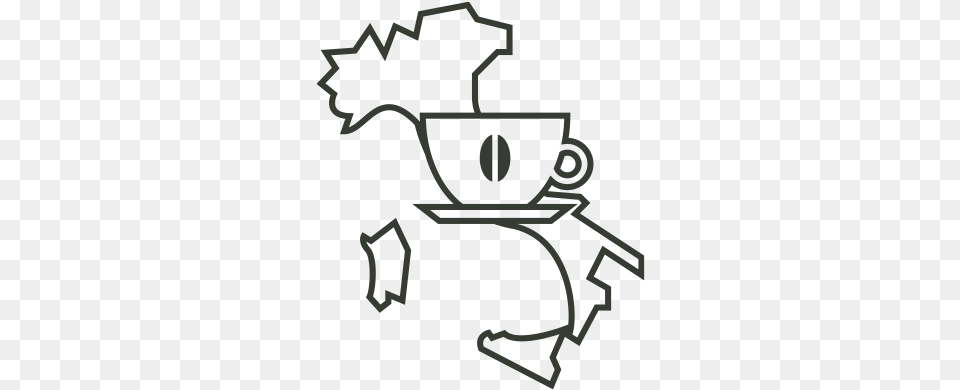Italian Espresso Country Italy Outline, Robot, Stencil Free Png Download