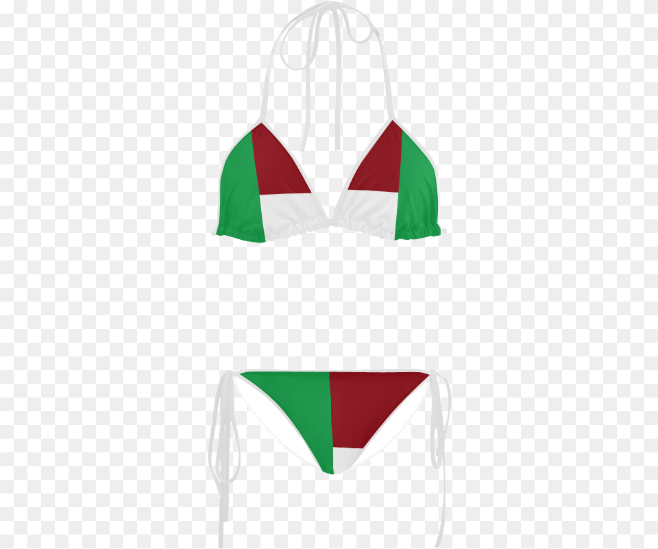 Italian Flag Custom Bikini Swimsuit Illustration, Clothing, Swimwear Free Png Download