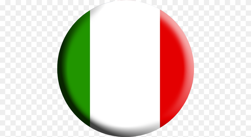 Italian Flag Waving Download Circle, Sphere, Disk, Logo, Italy Flag Png Image