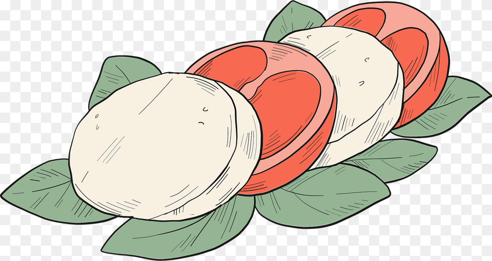 Italian Food Caprese Clipart, Face, Head, Person, Animal Png
