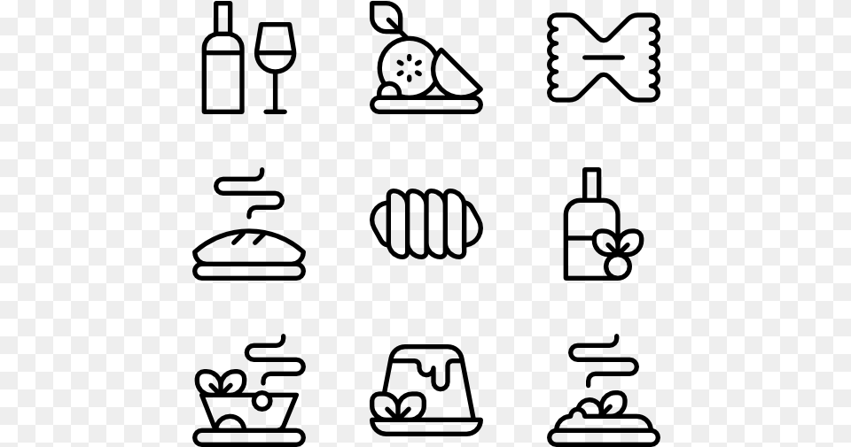 Italian Food Icon Packs Free Icon Food, Gray Png