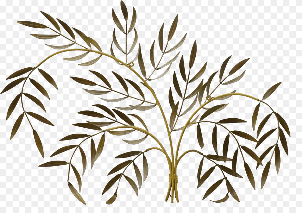 Italian Palm Frond Wall Sculpture Twig, Art, Floral Design, Graphics, Pattern Free Png Download
