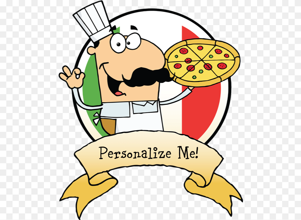 Italian Pizza Chef Ornament Chef Pizza Cartoon, Baby, Person Free Png