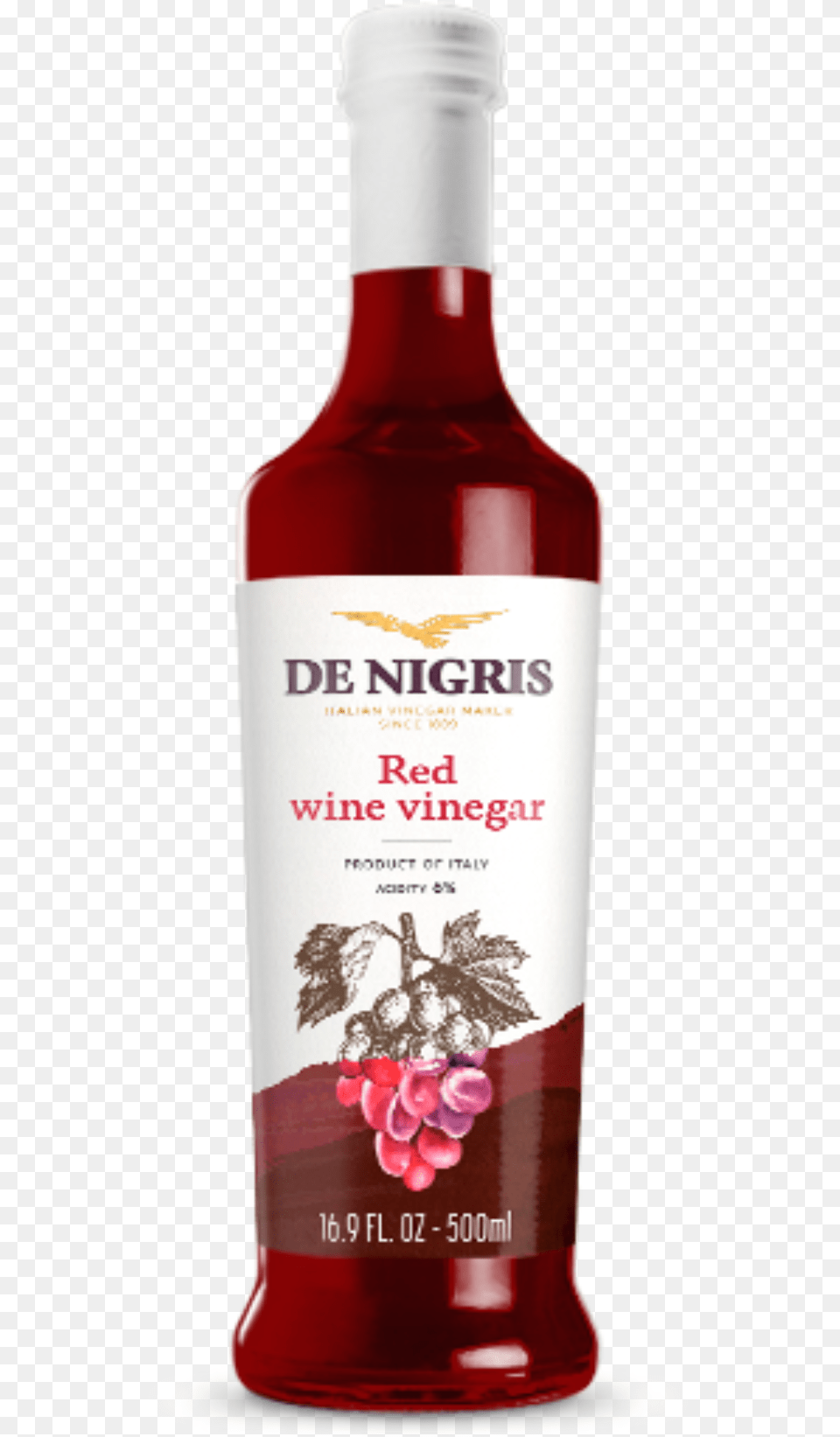 Italian Red Wine Vinegar De Nigris Red Wine Vinegar, Food, Ketchup, Seasoning, Syrup Png