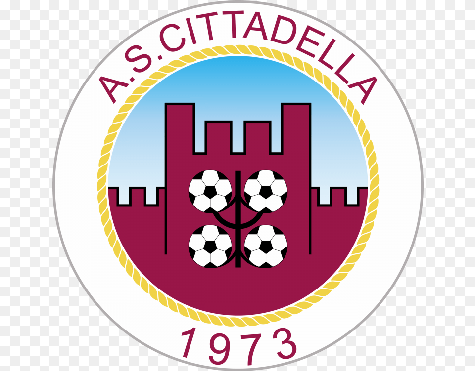 Italian Serie B Football Logos Football Logos Cittadella Fc Logo, Ball, Soccer, Soccer Ball, Sport Free Png