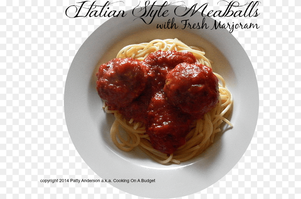 Italian Style Meatballs With Fresh Marjoram Pasta Pomodoro, Food, Spaghetti, Meat, Meatball Png Image