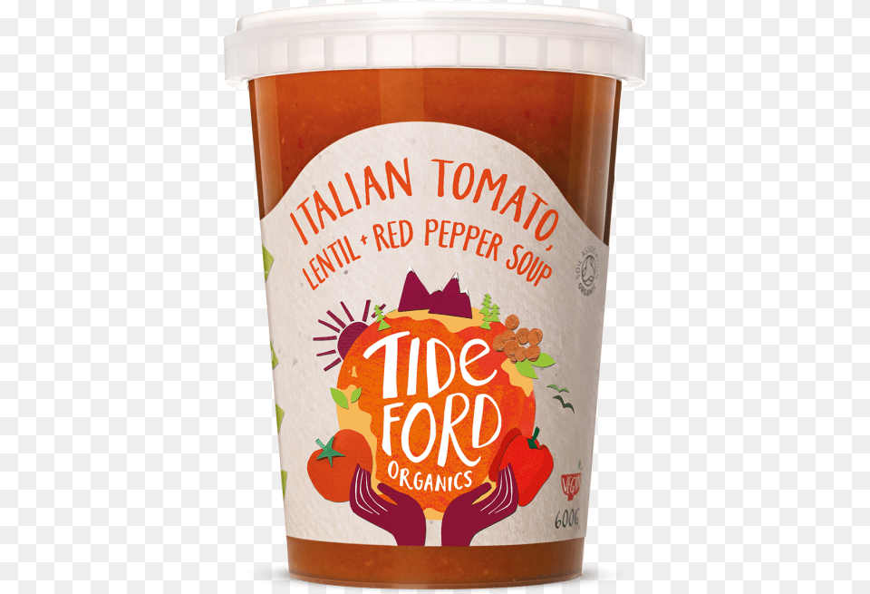 Italian Tomato Lentil Red Pepper Soup Convenience Food, Jam, Can, Tin Png