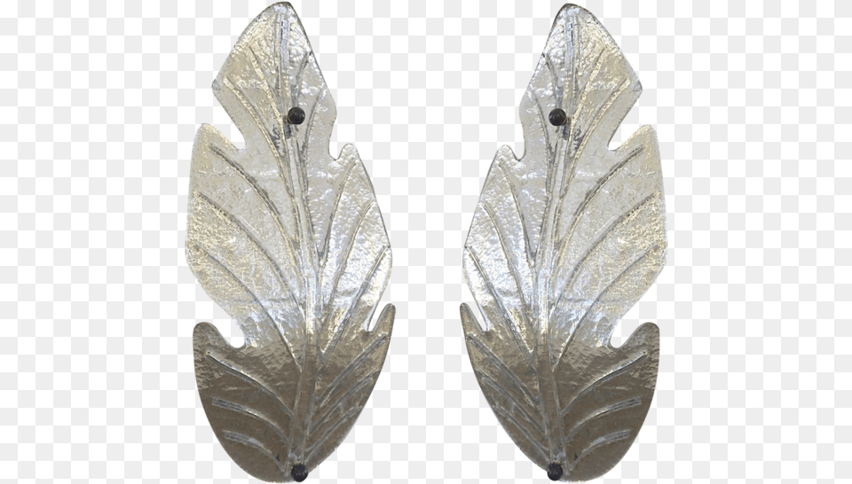 Italian Vintage Nickel Pair Of Tall Silver Color Murano, Accessories, Jewelry, Weapon, Arrow Png