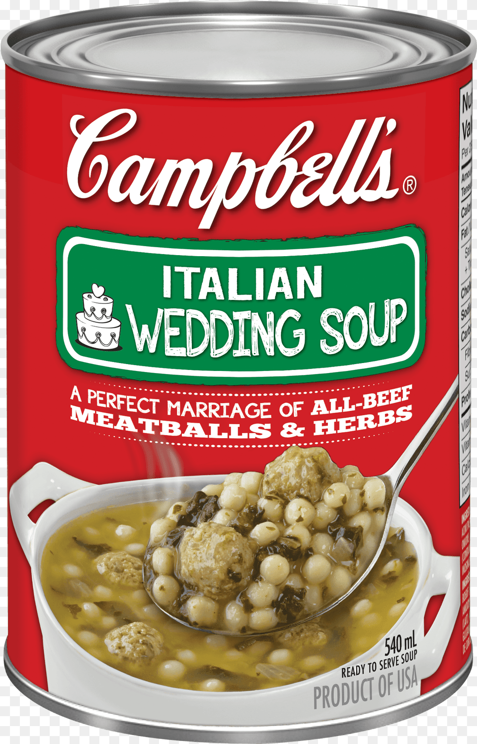 Italian Wedding Soup, Can, Tin, Aluminium, Food Free Png Download