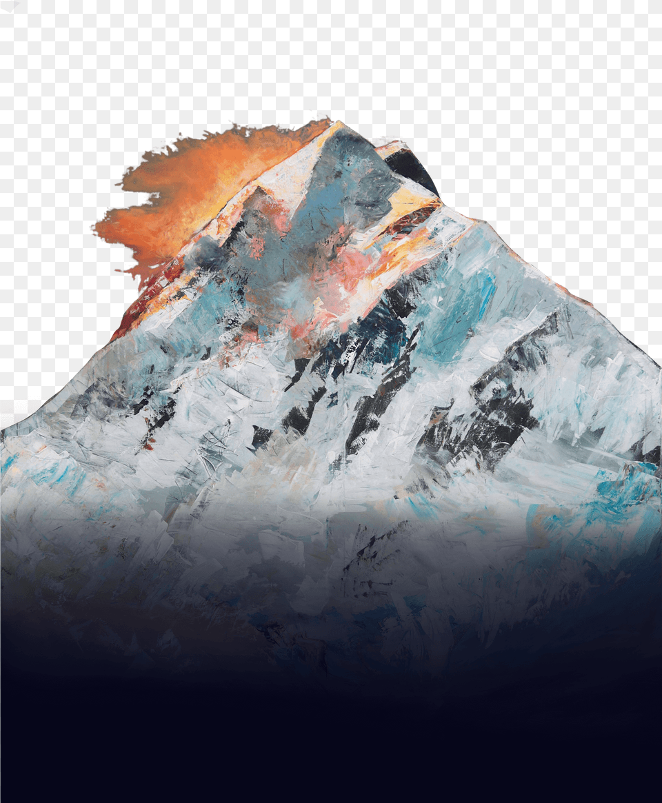Italian Yarns Summit, Nature, Ice, Mountain, Mountain Range Png Image