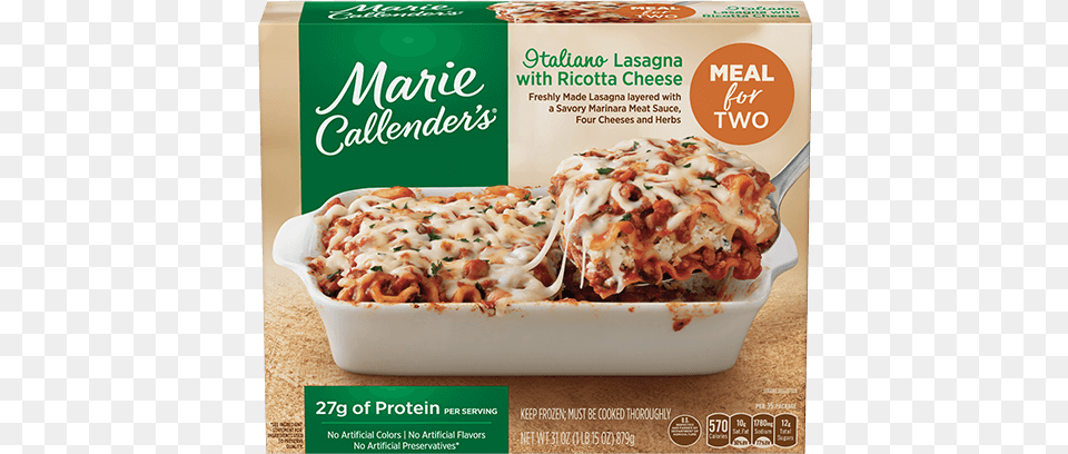 Italiano Lasagna Marie Callender Style Creations, Food, Pasta, Pizza, Advertisement Free Png