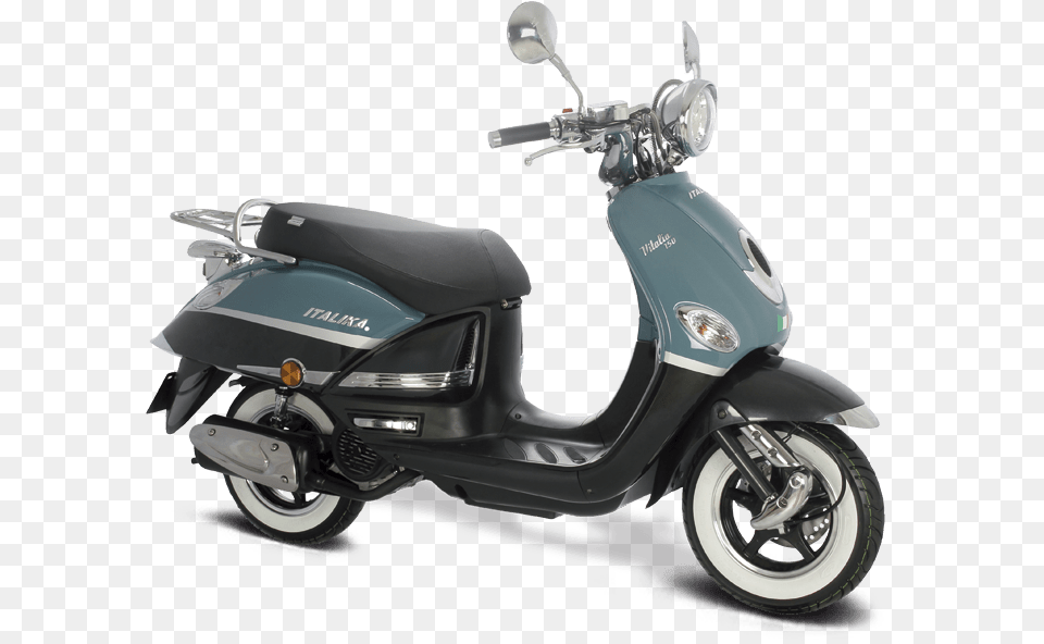 Italika Scooter Moped Transparent, Motorcycle, Transportation, Vehicle, Machine Free Png Download
