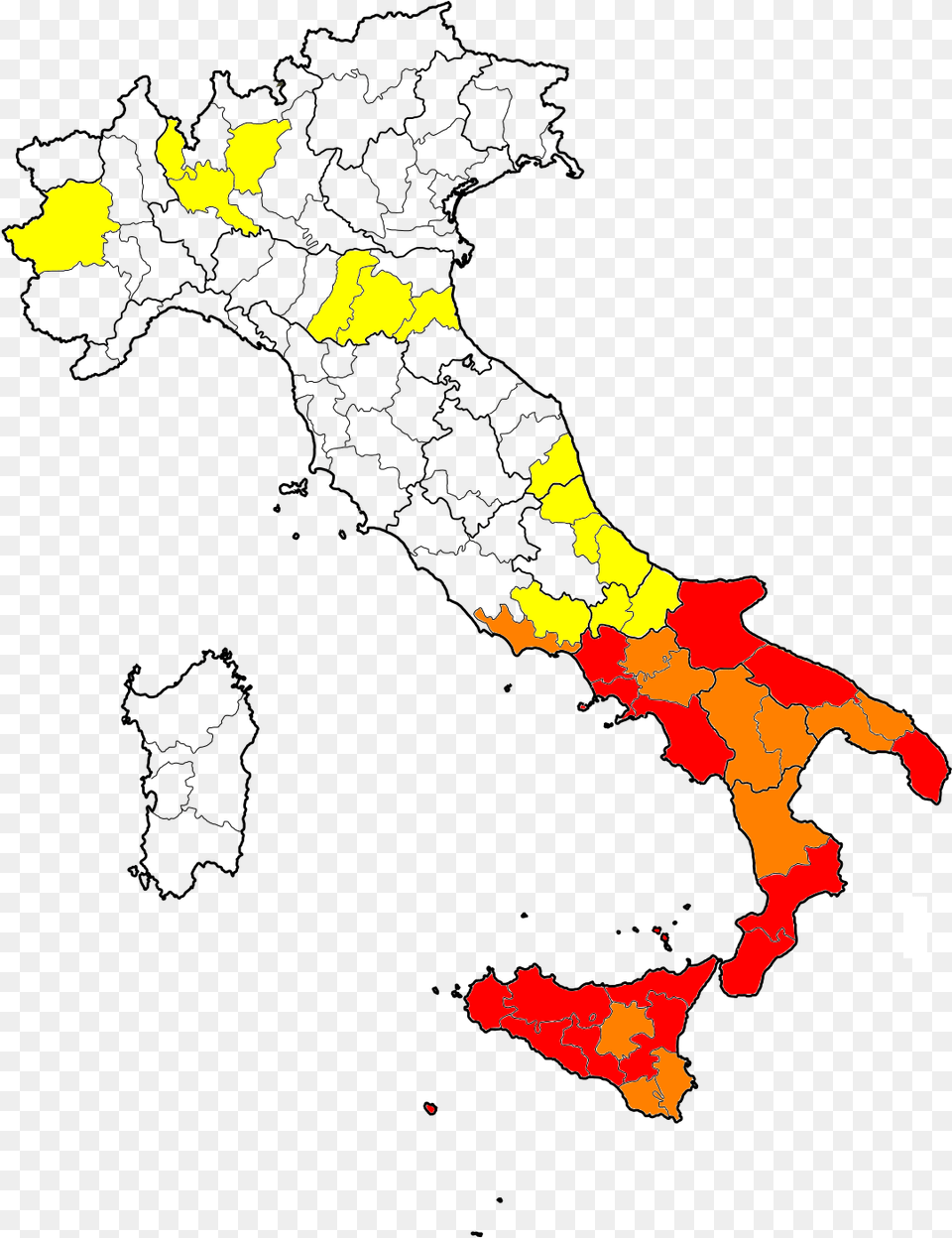 Italy Crime Rate Map, Chart, Plot, Atlas, Diagram Free Transparent Png