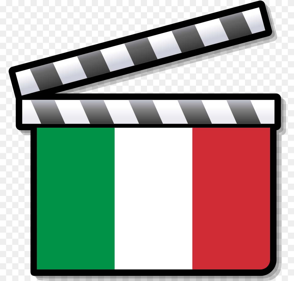 Italy Film Clapperboard New Zealand Film, Fence, Flag Free Transparent Png