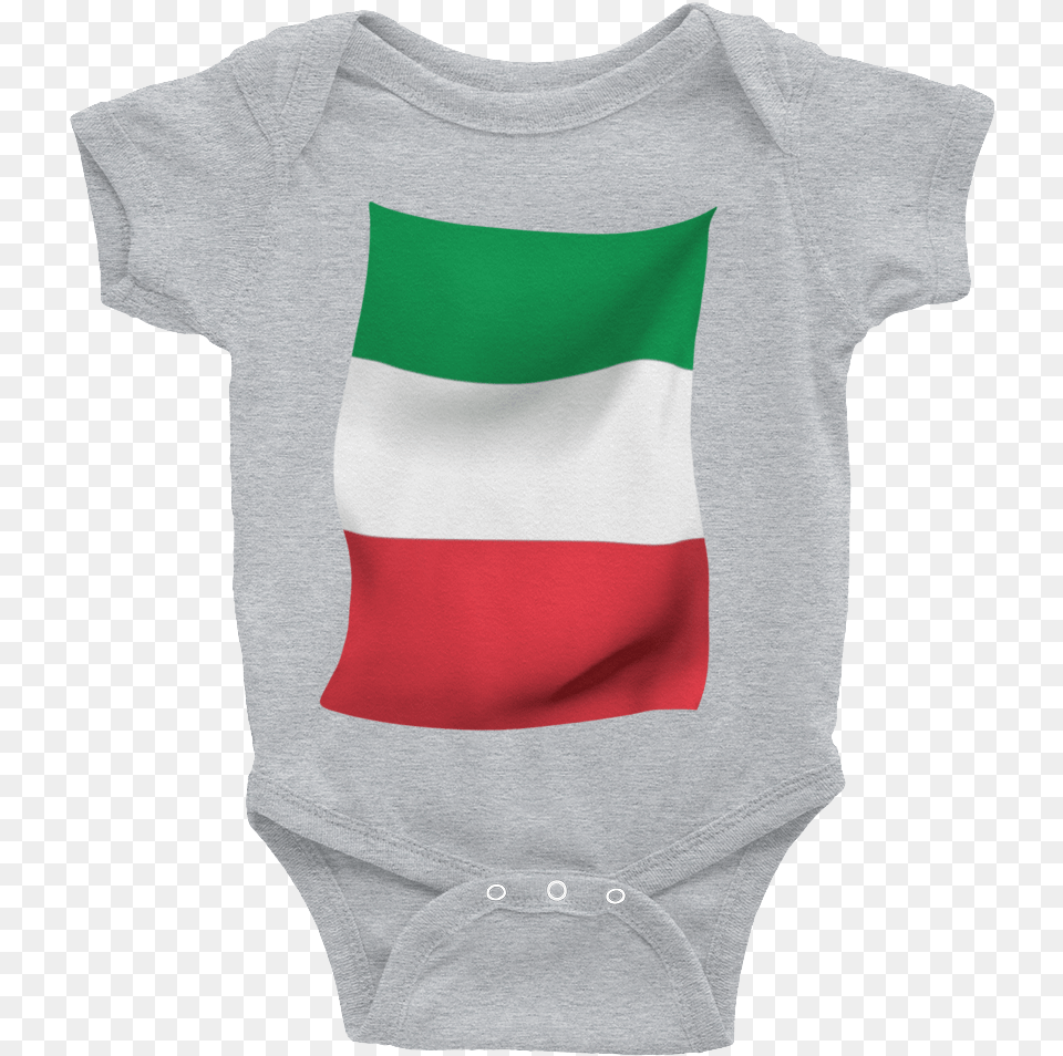 Italy Infant Bodysuit Byjackson I M Proof My Dad Does Not Play Video Games All The, Flag, Person, Italy Flag, Clothing Free Png