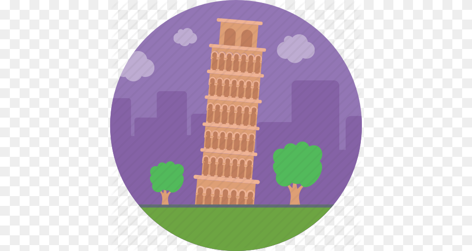 Italy Landmark Leaning Tower Of Pisa Pisa World Famous, City, Architecture, Pillar, Urban Png Image