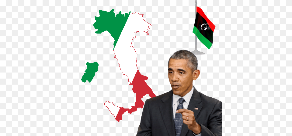 Italy Libya Obama, Adult, Person, Man, Male Png Image