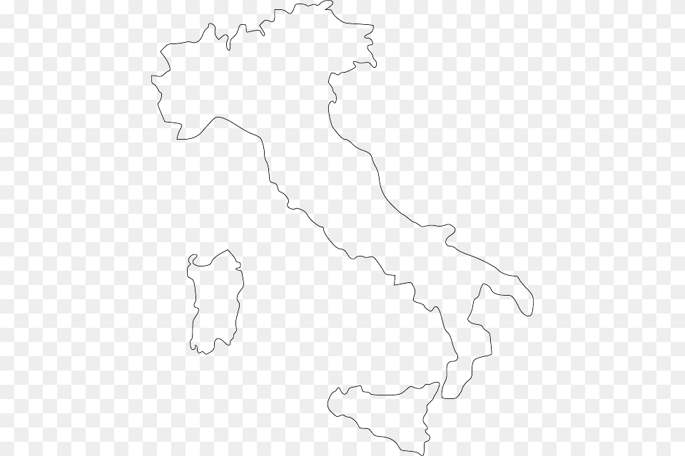 Italy Map Country Geography Sicilia Sardegna Clip Art, Chart, Plot, Atlas, Diagram Free Transparent Png