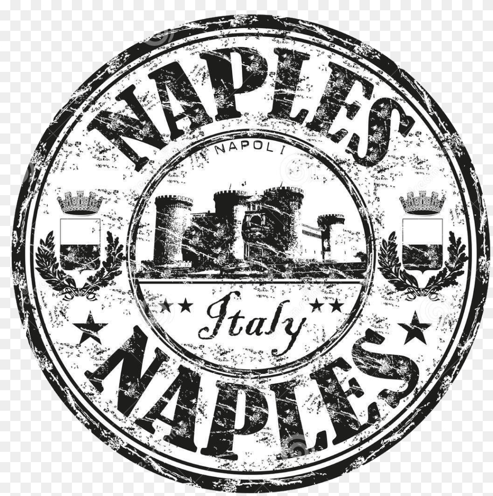 Italy Naples Stamp, Logo, Architecture, Building, Factory Png