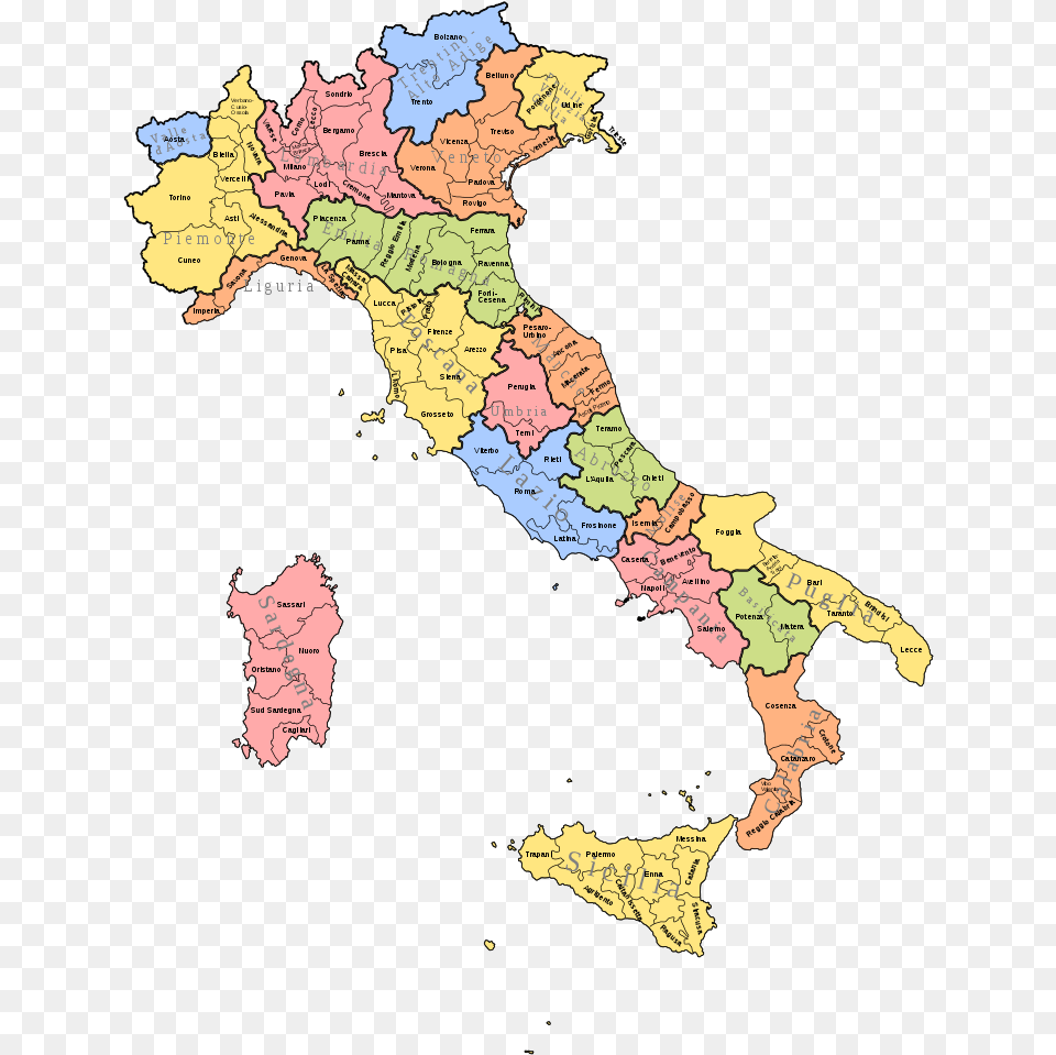 Italy Province, Chart, Map, Plot, Atlas Free Transparent Png