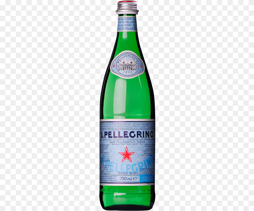 Italy S Pellegrino San Pellegrino Gas Filled Mineral S Pellegrino Sparkling Natural Mineral Water 1 L, Bottle, Beverage, Alcohol, Liquor Free Transparent Png