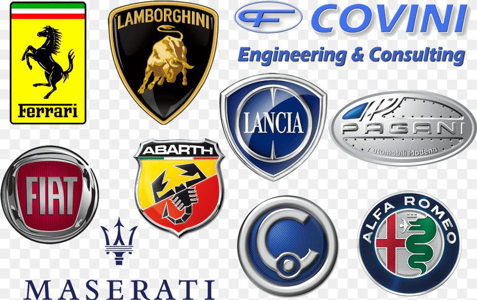 Italy Sport Car Brand, Badge, Logo, Symbol, Emblem Free Png