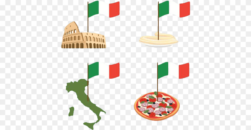 Italy Symbols, Flag Free Png Download