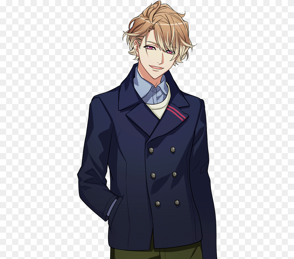 Itaru Serious Transparent A3 Itaru, Publication, Comics, Coat, Clothing Png Image