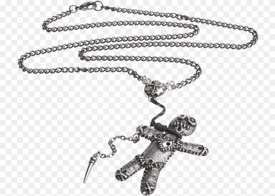Item Alchemy Gothic Voodoo Doll Pendant Necklace, Accessories, Jewelry Png