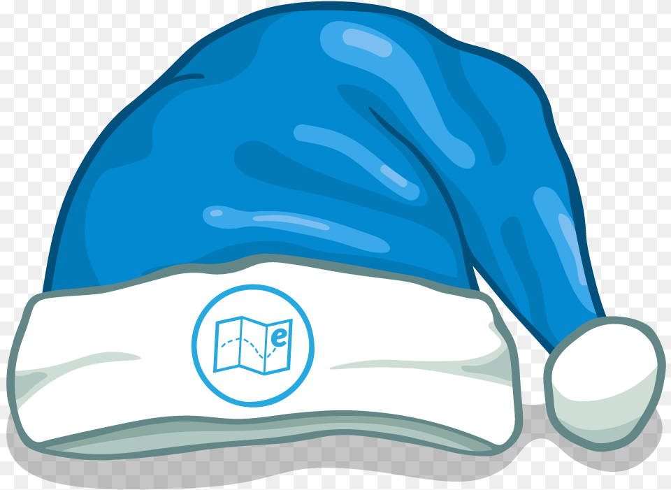 Item Detail Eventzee Santa Hat Itembrowser Itembrowser Blue Christmas Hat, Cap, Clothing, Glove, Ice Free Transparent Png