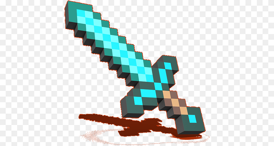 Item Minecraft Diamond Sword Free Png Download